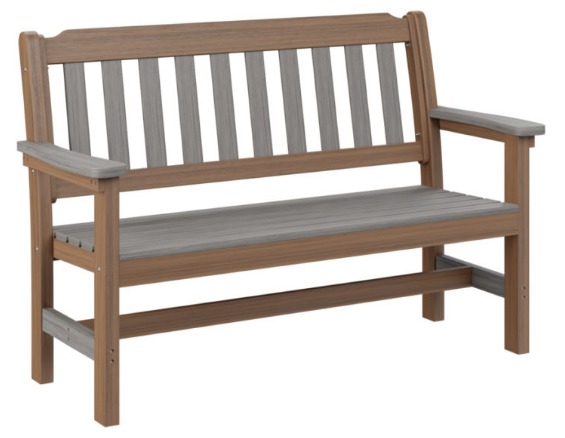 Berlin Gardens Garden Bench (Natural Finish)